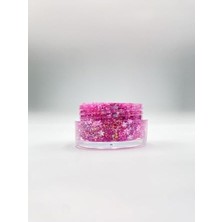 aklow akyoleticaret Jel Formlu Parlak Glitter, Iridescent Pink, GLITTERTIVA04