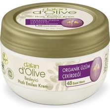 Şanal Dalan D'olive Üzüm Çekirdeği Özlü Besleyici Hızlı Emilen Kavanoz Krem 300 ml