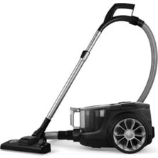 aklow akyoleticaret Vantuz Hıgh Force F2 Elektrikli Süpürge, Matte Black-Silver