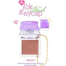 aklow akyoleticaret Tok Blush Keycap Kremden Pudraya Dönüşen Allık, 21 Xia Rose