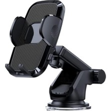 Şanal Uygun Elektronik Otomatik Klipsli Araba Telefon Tutucu Ayarlanabilir Cam ve Torpido Için Yüksek Kalite Tutucu, Vakumlu Uzayan Araç Içi Telefon Tutucu Ayarlanabilir Akrobat,tek Tuşla Açılır Kanatlar