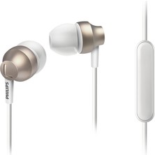 Şanal Philips SHE3855GD/00 In-Ear Kulaklık, Mikrofon (Yüksek Kaliteli Tasarım, Güçlendirilmiş Kablo, Zengin Bas) Gümüş 6925970709347