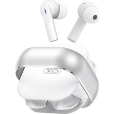 Şanal Xo Bluetooth 5.3 Kablosuz Kulaklık – 2 Çift (Silikonlu & Silikonsuz) Tws Tasarım, Enc Gürültü Engelleme, 400MAH Şarj Kutusu, 5 Saat Müzik, Type-C Hızlı Şarj, G31, Beyaz