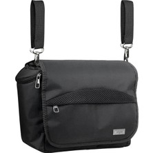 Stroller Bag Bebek Arabası ve Omuz Çantası x Pro Termos Bölümlü (Siyah)
