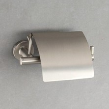 Şanal System Hoop Kapaklı Tuvalet Kağıtlığı Saten Renk 85X118X170 mm