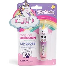 aklow akyoleticaret Little Unicorn Kız Çocuk Dövmeli Dudak Parlatıcısı (Vişne)