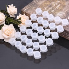 Şanal 20 Gözlü Boya Kutusu 4 ml Kapaklı Plastik Boya Saklama Kutusu Boncuk Kutusu Lens Kutusu Mini Organizer