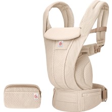 Omni Deluxe Mesh (Natural Beige) , 4 Farklı Taşıma Pozisyonlu Ergonomik Kanguru , 0-4 Yaş Yeni D