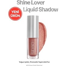 aklow akyoleticaret Yoğun Işıltılı, Prizmatik Yapılı Likit Far Shine Lover Liquid Shadow 05 Rose Gold Shimmer