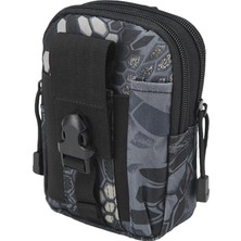 Taktik Bel Çantası, Molle Edc Kompakt Çanta Çok Fonksiyonlu Bel Çantası, Küçük Askeri Çant