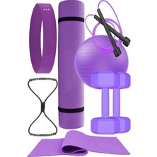 Tüm Vücut Fitnessı Için Ideal Pilates Seti - Mindere, Dambıla ve Daha Fazlasına Sahip!