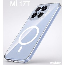 Xiaomi 17T Için Sararmaz Kamera Korumalı Mika Sert Parlak Şeffaf Magsafe Ile Uyumlu Telefon Kı