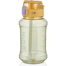 aklow akyoleticaret H2O Fit Kilitli Matara, Sarı, 900 Ml, 75950