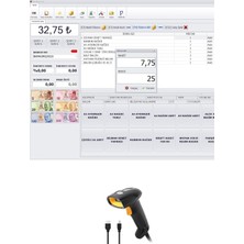 Pazartimi Barkod Satış Sistemi & Market Programı & Kablolu Barkod Okuyucu