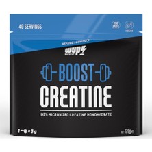 aklow akyoleticaret Boost Kreatin, %100 Mikronize Kreatin Monohidrat, Aromasız, 40 Servis