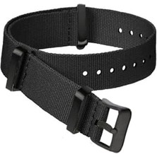 aklow akyoleticaret Saat, 18 Mm-20 Mm-22 Mm-24 mm Paraşüt Kumaş Premıum Nato Kordonu Kayışı N39XWDB-BLACK-8