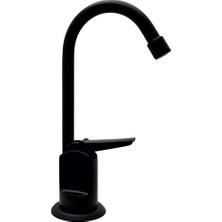 aklow akyoleticaret A203-NL-62 6 ", Su Sebili Musluk, Touch-Flo Stil Saf, Mat Siyah