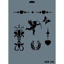 Sora Group Rich New Seri N-192 Stencil 35X25 cm