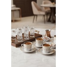 aklow akyoleticaret 6'lı Cam Kahve Yanı Bardağı, 50 cc Shot Bardağı