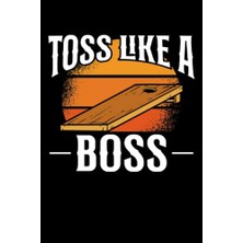 aklow akyoleticaret Toss Like A Cornhole Boss: Dot Grid Jounal Todo Exercise Book Or Diary 6" x 9" (15.24 x 22.86 Cm) 120 Pages