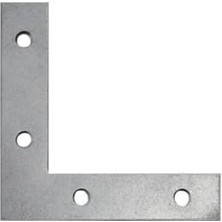 aklow akyoleticaret Sac Gönye, 10 Adet, Metal L Köşebent, 6 cm