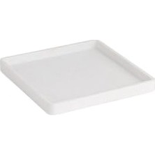 aklow akyoleticaret Banyo Tepsisi Beyaz Renk 22X220X220 mm