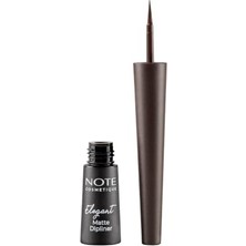 aklow akyoleticaret Elegant Matte Dipliner Waterproof Kahverengi, 02 Coffee Brown