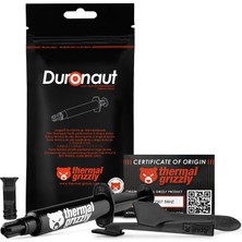 Şanal Thermal Grizzly Duronaut - 6 Gram - Gelişmiş Dayanıklılık ve Yüksek Performanslı Termal Macun - Cpu/gpu/ps4/ps5/xbox Hızaşırtma Sırasında Maksimum Termal Iletkenlik Için