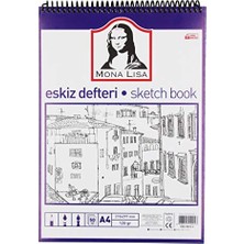 aklow akyoleticaret Eskiz Defteri A4 120 G 50 Yp Telli