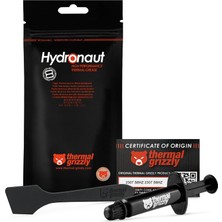 Şanal Thermal Grizzly - Hydronaut - Termal Iletken Macun Yüksek Performanslı Gres Tüm Soğutucular Için Kapsamlı Soğutma Sistemleri ve Su Soğutması Cpu ve Gpu (1 Gram)