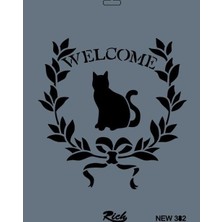 Sora Group Rich New Seri N-382 Stencil 35X25 cm
