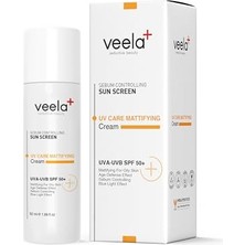 aklow akyoleticaret Matlaştırıcı Güneş Kremi Spf 50+ – Yağlı ve Karma Ciltler Için, Mavi Işık Koruması, Sebum Kontrollü, Uva/uvb Koruma, 50 ml