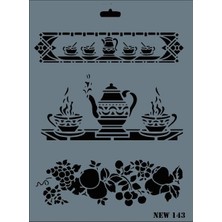 Sora Group Rich New Seri N-143 Stencil 35X25 cm