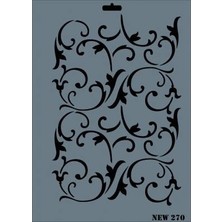 Sora Group Rich New Seri N-270 Stencil 35X25 cm