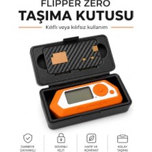 aklow akyoleticaret Flipper Zero Için Taşıma Kutusu, Siyah, Darbeye Dayanıklı, Güvenli Kilit, Hafif ve Kompakt