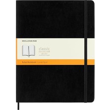 aklow akyoleticaret Çizgili Siyah Defter Xl Boy Yumuşak Kapak