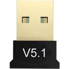 Pc Için Bluetooth 5.1 Adaptör - Kulaklık, Mouse, Klavye ve Hoparlör Bağlantı Alıcısı ZR114