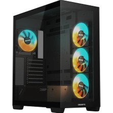 Şanal Gıgabyte C500P St 50MM Soğutma Mesafeli Rgb Cam Mid-Tower Kasa (Siyah)