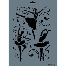 Sora Group Rich New Seri N-312 Stencil 35X25 cm