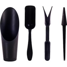 SO-KDS01 Botanik Plastik Mini Kaktüs Dikim Seti Antrasit