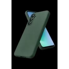 Ata Store Newface Samsung Galaxy S26 Fe Nano Içi Kadife Silikon - Koyu Yeşil