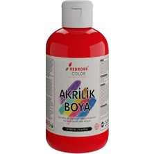 aklow akyoleticaret Kırmızı Akrilik Boya 250 G
