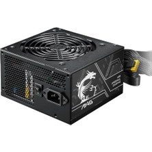 aklow akyoleticaret Mag A650BN Pcıe5 Iı Güç Kaynağı, 650W, 80+ Bronze, Atx 3.1, Pcıe 5.1