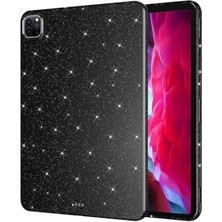 aklow akyoleticaret iPad Pro 11 2022 M2 ile Uyumlu Renkli Simli Işıltılı Silikon Tablet Kılıfı - Çok Renkli