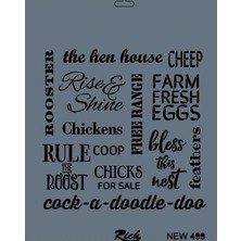 Sora Group Rich New Seri N-499 Stencil 35X25 cm