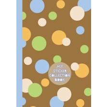 aklow akyoleticaret My Sticker Collection Book: For Collecting Cute Blue Suitable Size Kids Album Stickers - Cover &.