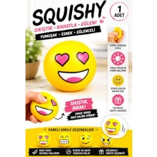 aklow akyoleticaret Emoji Surat Kafa Eğlenceli Sukuşi Squıshy Oyuncak Sıkmalı Stres Oyuncağı 1 Adet