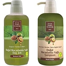 aklow akyoleticaret Macadamia Yağlı Duş Jeli ve Şampuanı, 2'li Paket