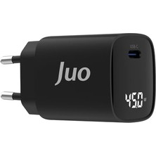 aklow akyoleticaret 45W Gan LED Ekranlı Type-C Pd Şarj Cihazı, iPad Android Notebook Uyumlu