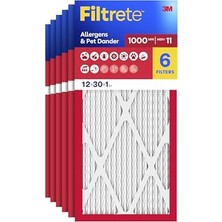 aklow akyoleticaret 12X30X1 Hava Filtresi Mpr 1000 Merv 11; Alerjen Savunması, 6'lı Paket (Tam Boyutlar 11.81X29.81X0.81)